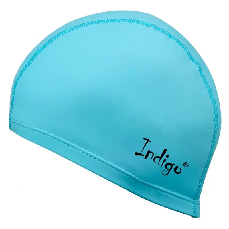Шапочка для плавания INDIGO ткань с PU пропиткой IN048 от магазина Супер Спорт