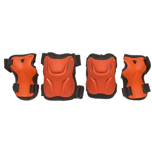 Защита роликовая TechTeam Safety line 800 черно-оранжевая от магазина Супер Спорт